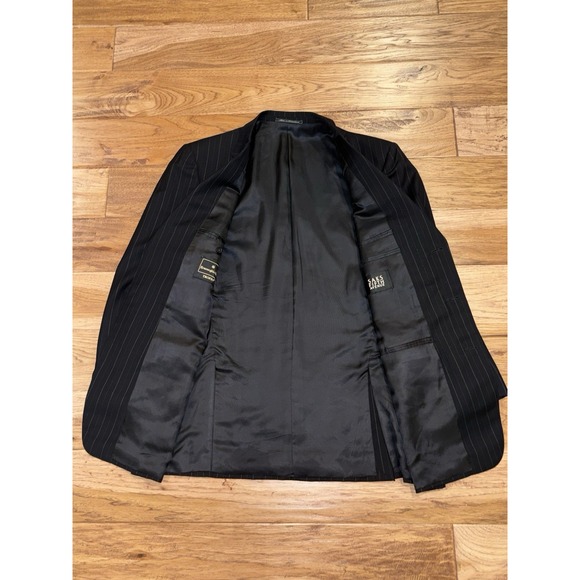 Ermenegildo Zegna Trofeo Wool Striped Italian Blazer Jacket IT‎ 54 US Sz 44 - Picture 11 of 14